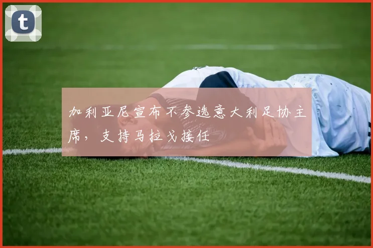 加利亚尼宣布不参选意大利足协主席，支持马拉戈接任