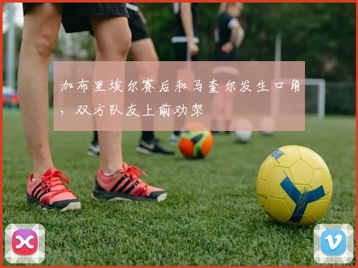 加布里埃尔赛后和马奎尔发生口角，双方队友上前劝架