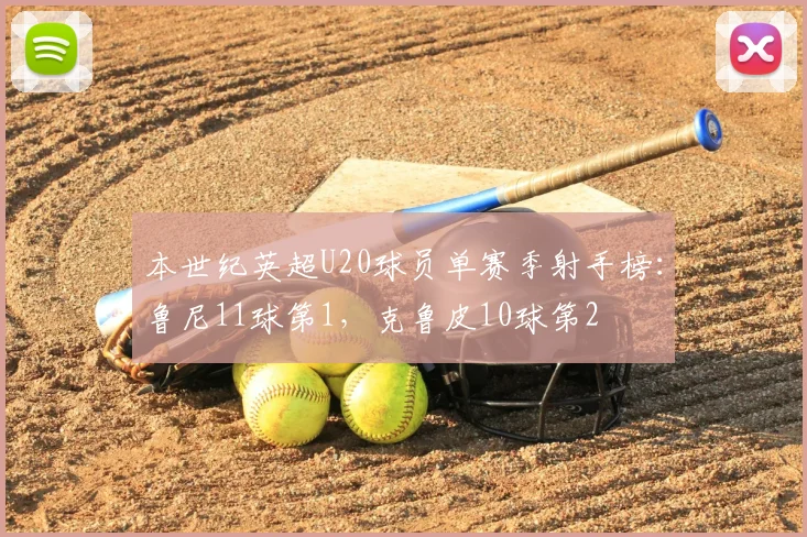 本世纪英超U20球员单赛季射手榜:鲁尼11球第1,克鲁皮10球第2